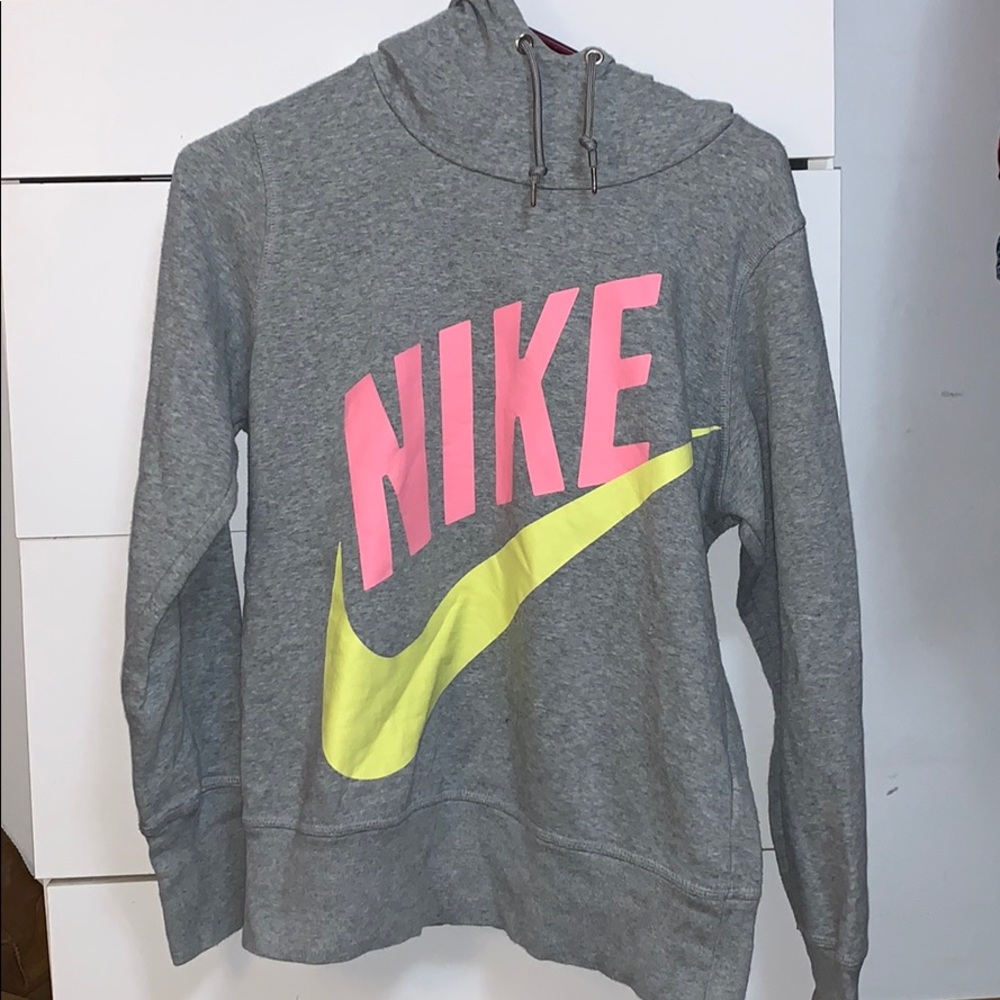 grey nike hoodie